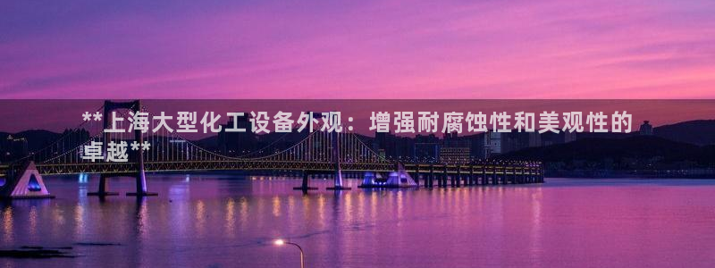 新航娱乐官网下载app：**上海大型化工设备外观：