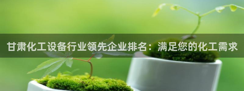 新航娱乐倒闭了吗知乎文章：甘肃化工设备行业领先企业