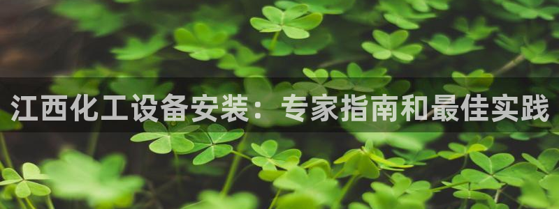 新航娱乐扣款是什么消费：江西化工设备安装：专家指南
