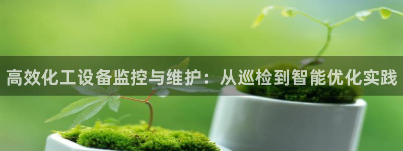 新航娱乐注册平台：高效化工设备监控与维护：从巡检到